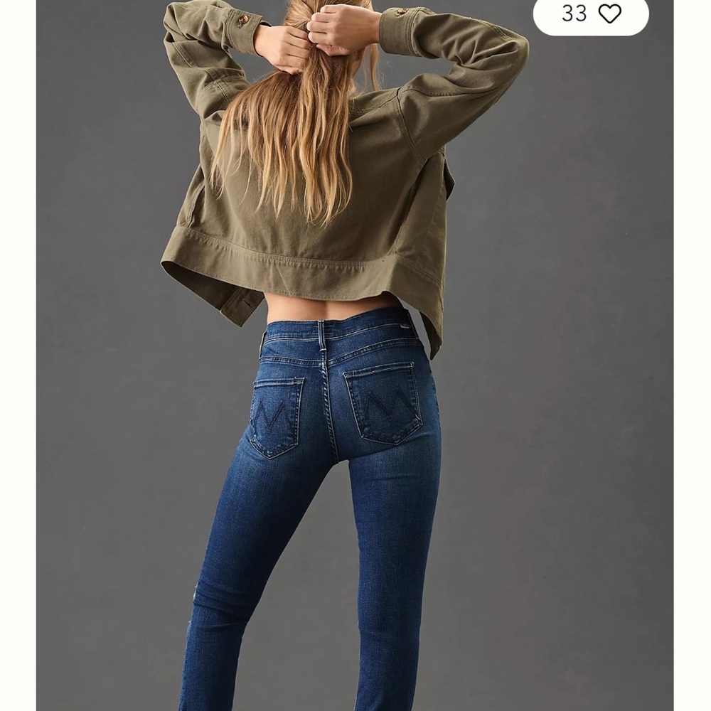 MOTHER Blue Skinny Jeans Classic Fit